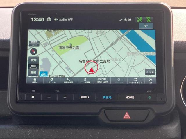 N-BOXカスタム ターボ 新品タイヤ/保証書/純正 8インチ SDナビ/両側電動スライドドア/シートヒーター/車線逸脱防止支援システム/シート ハーフレザー/ドライブレコーダー 社外/ヘッドランプ LED バックカメラ ETC(9枚目)