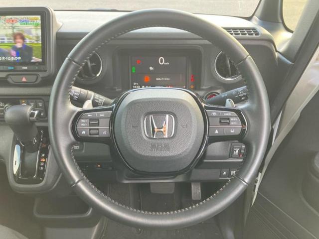 N-BOXカスタム ターボ 新品タイヤ/保証書/純正 8インチ SDナビ/両側電動スライドドア/シートヒーター/車線逸脱防止支援システム/シート ハーフレザー/ドライブレコーダー 社外/ヘッドランプ LED バックカメラ ETC(14枚目)