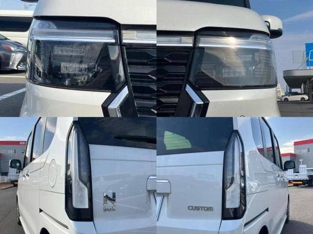 N-BOXカスタム ターボ 新品タイヤ/保証書/純正 8インチ SDナビ/両側電動スライドドア/シートヒーター/車線逸脱防止支援システム/シート ハーフレザー/ドライブレコーダー 社外/ヘッドランプ LED バックカメラ ETC(44枚目)