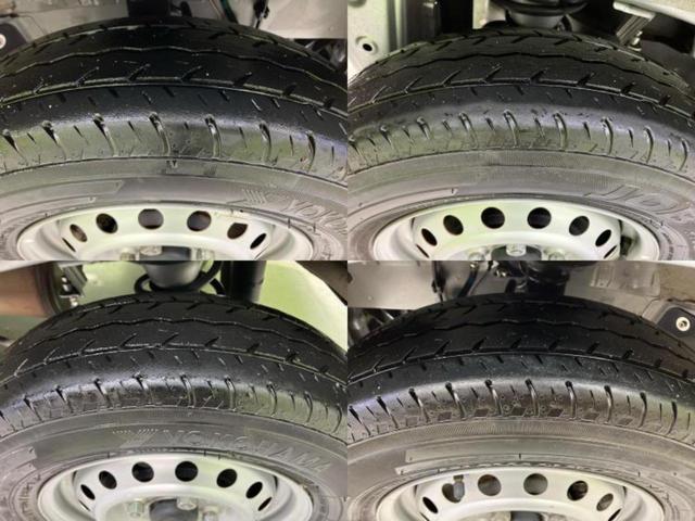 ハイゼットカーゴ 4WDデラックス 新品タイヤ/保証書/スマートアシスト(トヨタ・ダイハツ)/ETC/EBD付ABS/横滑り防止装置/アイドリングストップ/エアバッグ 運転席/エアバッグ 助手席/衝突安全ボディ/パワーウインドウ 4WD(50枚目)