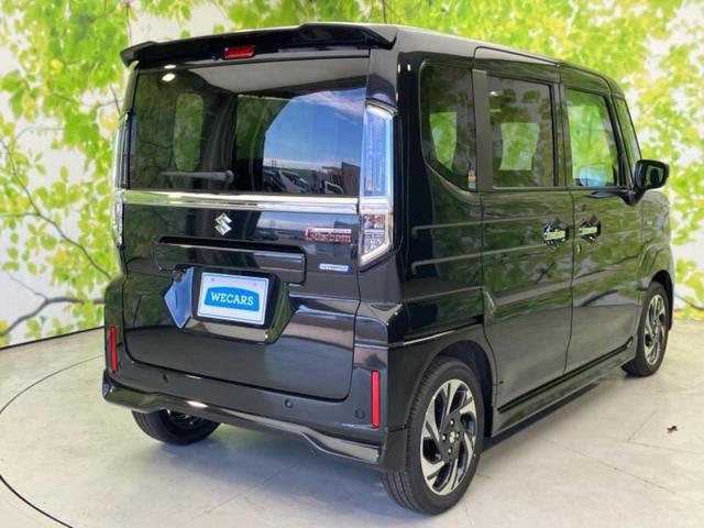 スペーシアカスタム ハイブリッドXS 保証書/セーフティサポート(スズキ)/両側電動スライドドア/シートヒーター/車線逸脱防止支援システム/ヘッドランプ LED/EBD付ABS/横滑り防止装置/アイドリングストップ 衝突被害軽減システム(3枚目)