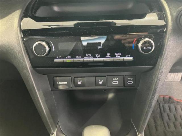 ヤリスクロス ハイブリッドＺ　モデリスタエアロ／保証書／ディスプレイオーディオ＋ナビ／衝突安全装置／シートヒーター／パノラミックビューモニター／車線逸脱防止支援システム／シート　ハーフレザー／ドライブレコーダー　前後　全周囲カメラ（16枚目）