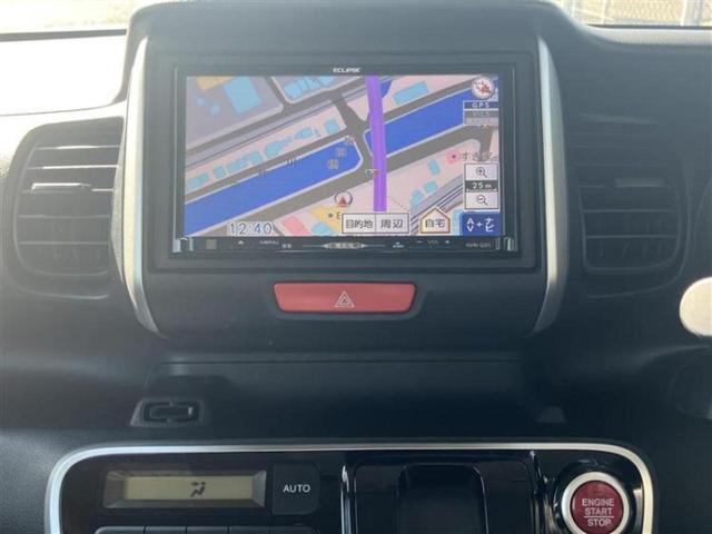 Ｎ－ＢＯＸ Ｇ・Ｌパッケージ　保証書／社外　ＳＤナビ／電動スライドドア／ＥＴＣ／ＥＢＤ付ＡＢＳ／横滑り防止装置／フルセグＴＶ／エアバッグ　運転席／エアバッグ　助手席／パワーウインドウ／キーレスエントリー／オートエアコン（12枚目）