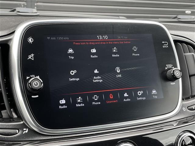 アバルト５９５ ベースグレード　２０台限定車　左ハンドル　５速マニュアル　レコードモンツァマフラー　ディスプレイオーディオ　ＡｐｐｌｅＣａｒＰｌａｙ　専用シート　専用１７インチアルミホイール　ネロスコルピオーネ／ブルポディオ（12枚目）