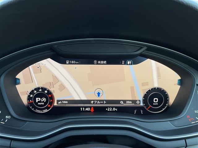 A4アバント 40TFSI マイスターシュトュック マトリクスLED バーチャルCP ACC アシスタンスPKG パーシャルレザー アウディプレセンス MMIナビ フルセグTV シートヒーター パワーシート フット機能付リアゲート 純正18インチアルミ(8枚目)