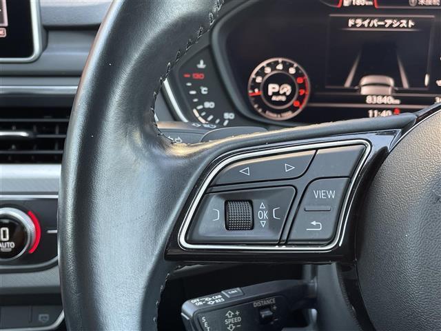 A4アバント 40TFSI マイスターシュトュック マトリクスLED バーチャルCP ACC アシスタンスPKG パーシャルレザー アウディプレセンス MMIナビ フルセグTV シートヒーター パワーシート フット機能付リアゲート 純正18インチアルミ(12枚目)