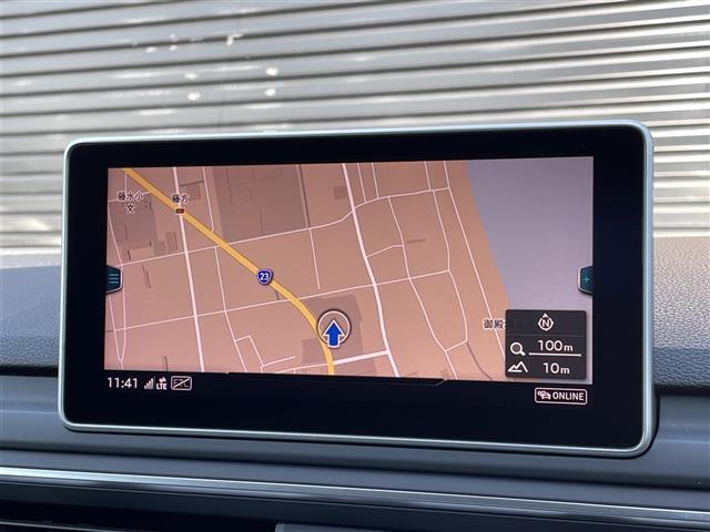 A4アバント 40TFSI マイスターシュトュック マトリクスLED バーチャルCP ACC アシスタンスPKG パーシャルレザー アウディプレセンス MMIナビ フルセグTV シートヒーター パワーシート フット機能付リアゲート 純正18インチアルミ(16枚目)