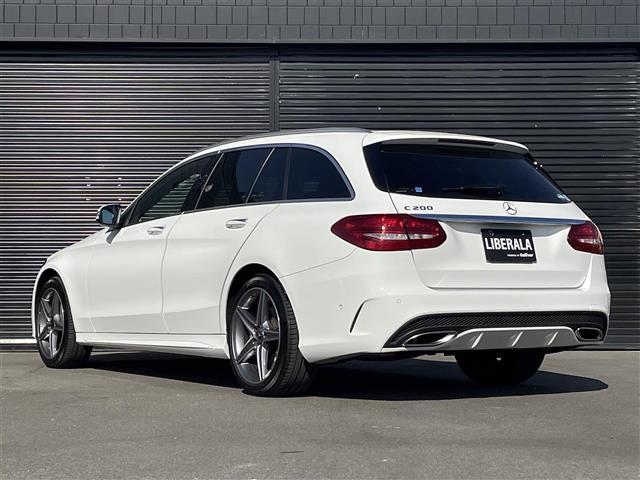 Ｃクラスステーションワゴン Ｃ２００　ステーションワゴン　スポーツ　ＡＣＣ　ＨＵＤ　キーレスゴー　レーダーセーフティ　ＬＥＤ　純正ナビ　バックカメラ　ＥＴＣ　Ｂｌｕｅｔｏｏｔｈ　パワーシート　シートヒーター　黒革シート　電動トランク　純正１８インチアルミ　ルーフレール（36枚目）