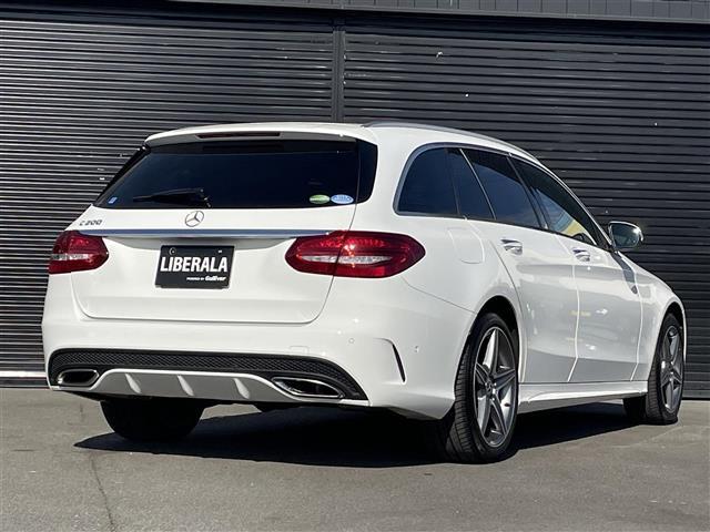 Ｃクラスステーションワゴン Ｃ２００　ステーションワゴン　スポーツ　ＡＣＣ　ＨＵＤ　キーレスゴー　レーダーセーフティ　ＬＥＤ　純正ナビ　バックカメラ　ＥＴＣ　Ｂｌｕｅｔｏｏｔｈ　パワーシート　シートヒーター　黒革シート　電動トランク　純正１８インチアルミ　ルーフレール（43枚目）