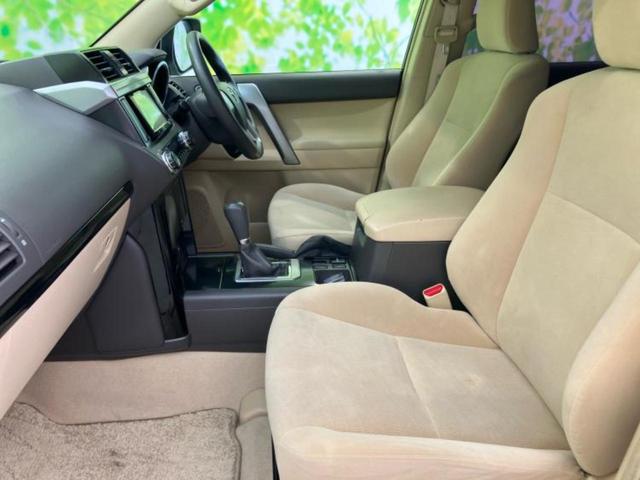 ランドクルーザープラド ４ＷＤ　ＴＸ　社外　ＳＤナビ／ＥＴＣ／ＥＢＤ付ＡＢＳ／横滑り防止装置／フルセグＴＶ／エアバッグ　運転席／エアバッグ　助手席／エアバッグ　サイド／ＭＴモード付き／アルミホイール　純正　１７インチ／キーレスエントリー（6枚目）