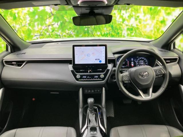 カローラクロス ハイブリッドZ 保証書/ディスプレイオーディオ+ナビ10インチ/トヨタセーフティセンス/シートヒーター 前席/パノラミックビューモニター/車線逸脱防止支援システム/シート ハーフレザー/電動バックドア 全周囲カメラ(24枚目)