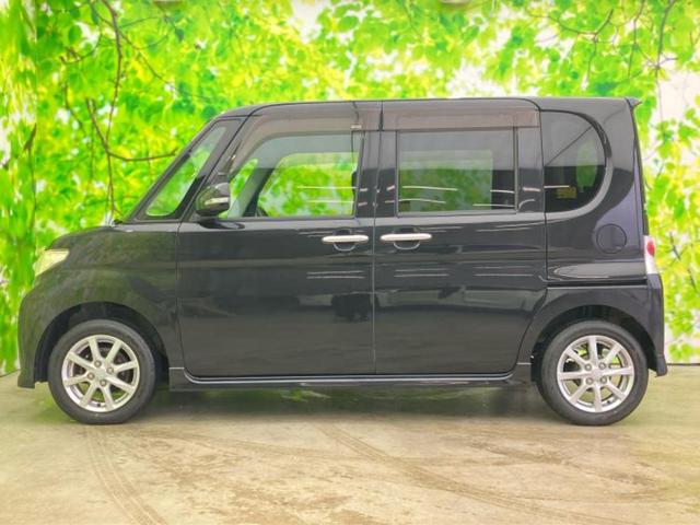 タント カスタムＸ　社外　ＨＤＤナビ／電動スライドドア／ヘッドランプ　ＨＩＤ／ＥＴＣ／ＥＢＤ付ＡＢＳ／フルセグＴＶ／エアバッグ　運転席／エアバッグ　助手席／アルミホイール　純正　１４インチ／パワーウインドウ　盗難防止装置（2枚目）