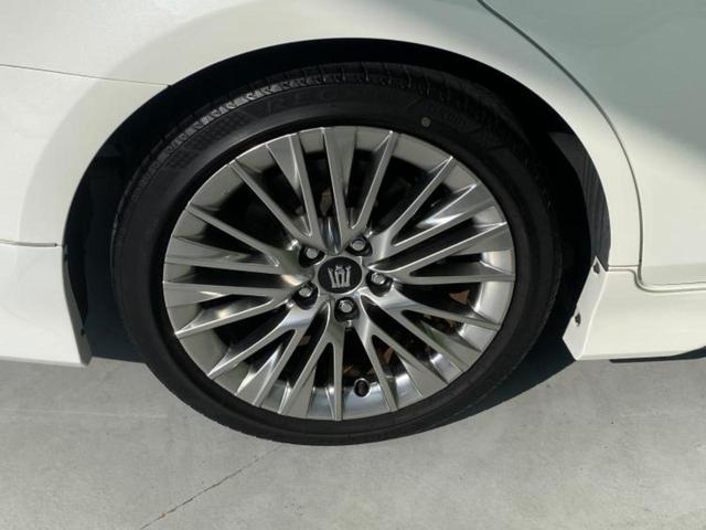 クラウンハイブリッド Sエレガンススタイル 新品タイヤ/純正エアロ/保証書/純正 8インチ SDナビ/トヨタセーフティセンス/シートヒーター 前席/車線逸脱防止支援システム/シート ハーフレザー/ドライブレコーダー 前後 衝突被害軽減システム(45枚目)