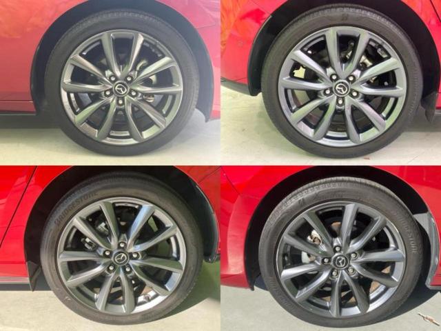 MAZDA3ファストバック 20S Lパッケージ 新品タイヤ/BOSE/保証書/純正 SDナビ/衝突安全装置/シートヒーター/360°ビューモニター/車線逸脱防止支援システム/シート フルレザー/ドライブレコーダー 純正/ヘッドランプ HID 禁煙車(57枚目)