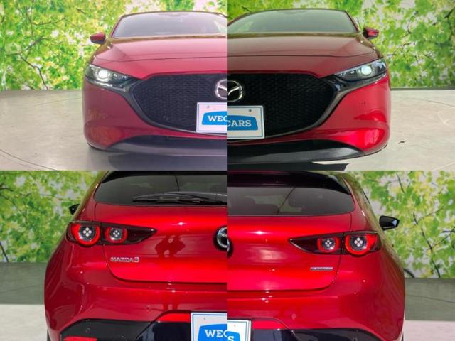 MAZDA3ファストバック 20S Lパッケージ 新品タイヤ/BOSE/保証書/純正 SDナビ/衝突安全装置/シートヒーター/360°ビューモニター/車線逸脱防止支援システム/シート フルレザー/ドライブレコーダー 純正/ヘッドランプ HID 禁煙車(58枚目)