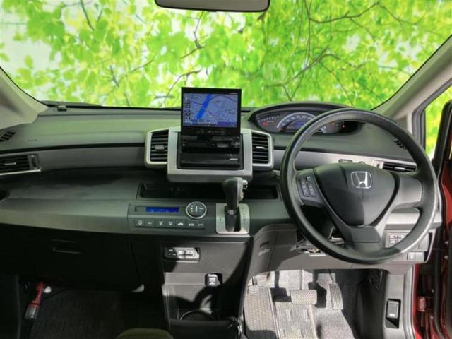 フリード Gジャストセレクション 社外 ナビ/電動スライドドア/ETC/EBD付ABS/バックモニター/エアバッグ 運転席/エアバッグ 助手席/アルミホイール 社外 14インチ/パワーウインドウ/Hondaスマートキー バックカメラ(9枚目)