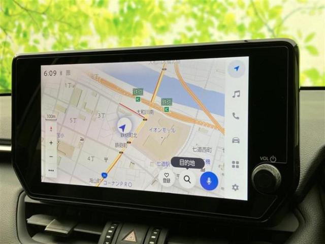 RAV4 4WDハイブリッドアドベンチャー パノラマルーフ/保証書/ディスプレイオーディオ+ナビ9インチ/デジタルインナーミラー/トヨタセーフティセンス/シートヒーター 前席/パノラミックビューモニター/車線逸脱防止支援システム サンルーフ(9枚目)