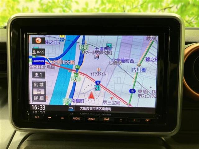 スペーシアギア ハイブリッドＸＺターボ　新品タイヤ／保証書／純正　８インチ　ＳＤナビ／セーフティサポート（スズキ）／両側電動スライドドア／シートヒーター　前席／車線逸脱防止支援システム／ヘッドランプ　ＬＥＤ／Ｂｌｕｅｔｏｏｔｈ接続　ＥＴＣ（9枚目）