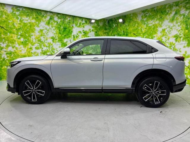 ヴェゼル ｅＨＥＶ　Ｚ　純正エアロ／保証書／純正　９インチ　ＳＤナビ／衝突安全装置／シートヒーター／マルチビューカメラシステム／車線逸脱防止支援システム／シート　ハーフレザー／電動バックドア／ヘッドランプ　ＬＥＤ　フルエアロ（2枚目）