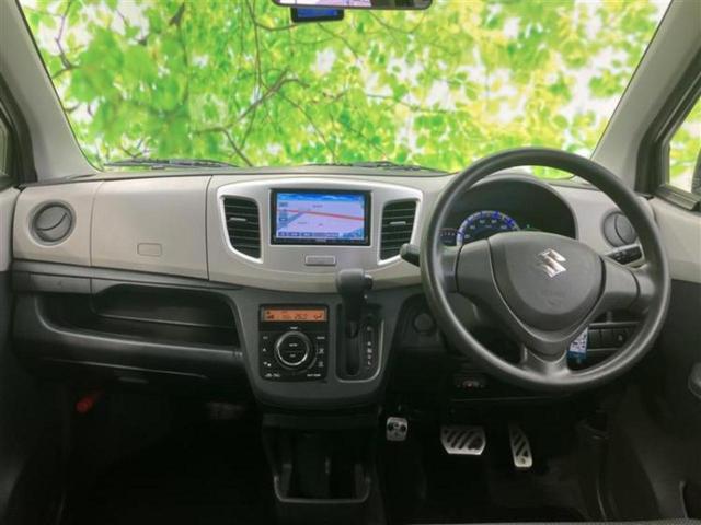 ワゴンＲ ＦＸ　社外　ＳＤナビ／ドライブレコーダー　社外／ＥＴＣ／ＥＢＤ付ＡＢＳ／アイドリングストップ／ワンセグＴＶ／禁煙車／エアバッグ　運転席／エアバッグ　助手席／アルミホイール　社外　１４インチ　ドラレコ（4枚目）