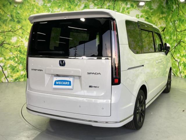 ステップワゴン ｅＨＥＶスパーダ　新品タイヤ／保証書／純正　１１インチ　ＳＤナビ／ホンダセンシング／両側電動スライドドア／シートヒーター／車線逸脱防止支援システム／シート　ハーフレザー／電動バックドア／ヘッドランプ　ＬＥＤ　禁煙車（3枚目）
