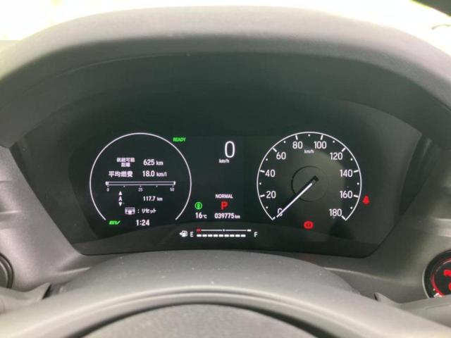 ヴェゼル ｅＨＥＶ　Ｚ　新品タイヤ／保証書／ディスプレイオーディオ＋ナビ９インチ／衝突安全装置／シートヒーター／車線逸脱防止支援システム／シート　ハーフレザー／電動バックドア／ドライブレコーダー　前後　衝突被害軽減システム（14枚目）