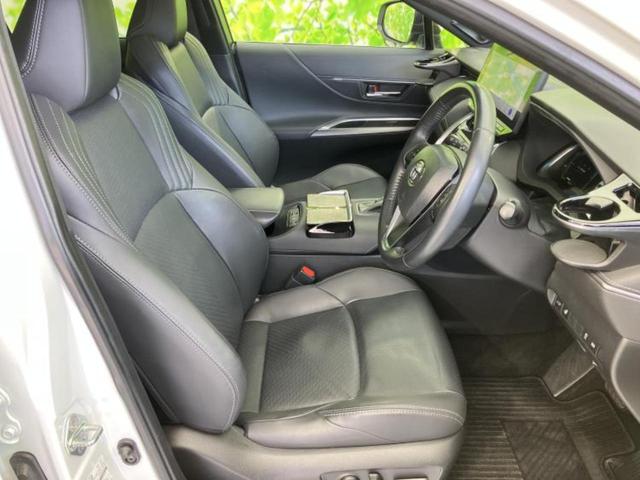 ハリアーハイブリッド Ｚレザーパッケージ　新品タイヤ／調光パノラマルーフ／ＪＢＬ／保証書／純正　１２．３インチ　メモリーナビ／デジタルインナーミラー／トヨタセーフティセンス／シートヒーター　前席／車線逸脱防止支援システム／シート　フルレザー（7枚目）