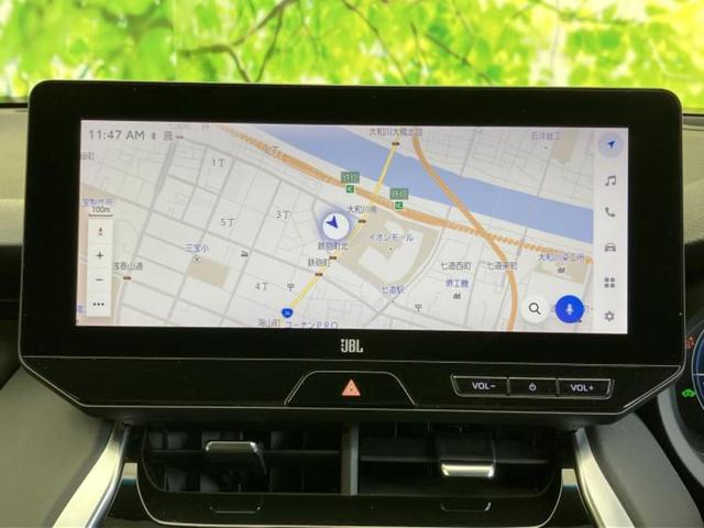 ハリアーハイブリッド Ｚレザーパッケージ　新品タイヤ／調光パノラマルーフ／ＪＢＬ／保証書／純正　１２．３インチ　メモリーナビ／デジタルインナーミラー／トヨタセーフティセンス／シートヒーター　前席／車線逸脱防止支援システム／シート　フルレザー（9枚目）