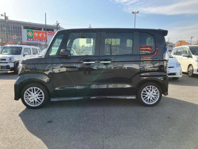 Ｎ－ＢＯＸカスタム Ｌ・ターボ　新品タイヤ／保証書／純正　９インチ　ＳＤナビ／衝突安全装置／両側電動スライドドア／シートヒーター／車線逸脱防止支援システム／シート　ハーフレザー／ドライブレコーダー　純正／ヘッドランプ　ＬＥＤ　ターボ（2枚目）