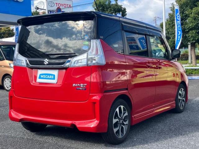 ソリオバンディット バンディットハイブリッドＳＶ　保証書／純正　ＳＤナビ／両側電動スライドドア／シートヒーター／ヘッドランプ　ＨＩＤ／Ｂｌｕｅｔｏｏｔｈ接続／ＥＢＤ付ＡＢＳ／横滑り防止装置／アイドリングストップ／クルーズコントロール／フルセグＴＶ（3枚目）