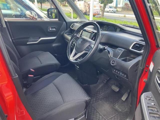 ソリオバンディット バンディットハイブリッドＳＶ　保証書／純正　ＳＤナビ／両側電動スライドドア／シートヒーター／ヘッドランプ　ＨＩＤ／Ｂｌｕｅｔｏｏｔｈ接続／ＥＢＤ付ＡＢＳ／横滑り防止装置／アイドリングストップ／クルーズコントロール／フルセグＴＶ（5枚目）