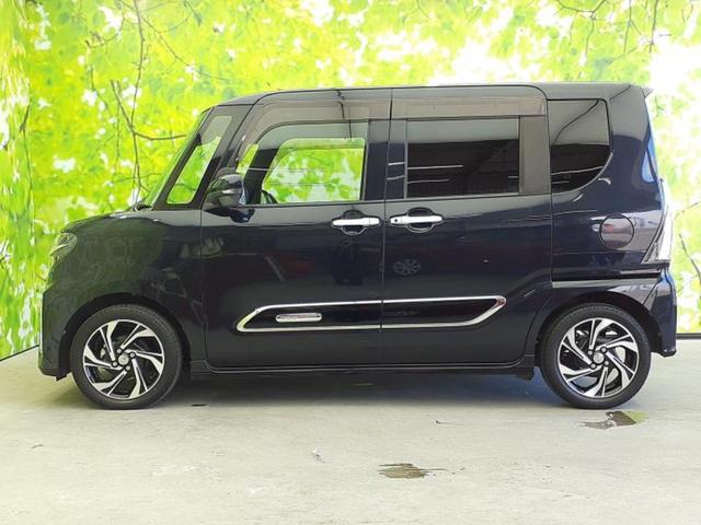 タント カスタムＲＳスタイルセレクション　新品タイヤ／保証書／純正　９インチ　ＳＤナビ／衝突安全装置／両側電動スライドドア／シートヒーター／パノラマモニター／車線逸脱防止支援システム／シート　ハーフレザー／ドライブレコーダー　純正　禁煙車（2枚目）