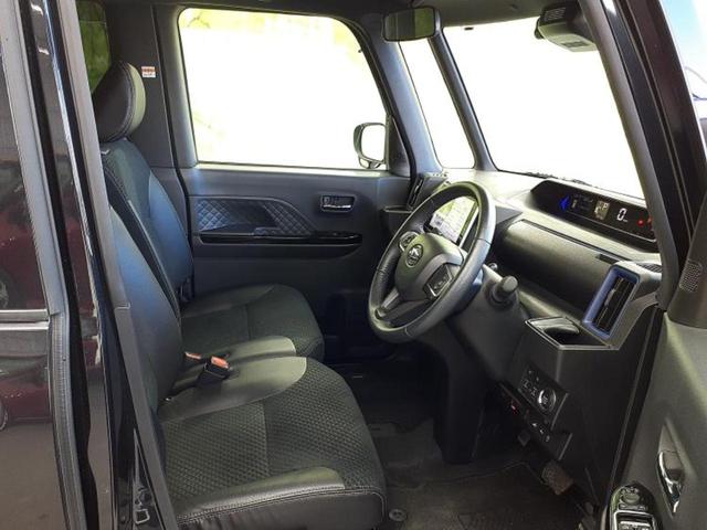 タント カスタムＲＳスタイルセレクション　新品タイヤ／保証書／純正　９インチ　ＳＤナビ／衝突安全装置／両側電動スライドドア／シートヒーター／パノラマモニター／車線逸脱防止支援システム／シート　ハーフレザー／ドライブレコーダー　純正　禁煙車（4枚目）