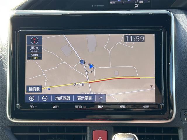 エスクァイア Ｇｉ　純正９型ナビ／純正１２．１型後席モニター／両側電動スライドドア／トヨタセーフティセンス／クルーズコントロール／クリアランスソナー／Ｂｌｕｅｔｏｏｔｈ／フルセグＴＶ／レザーシート／シートヒーター／禁煙車（3枚目）