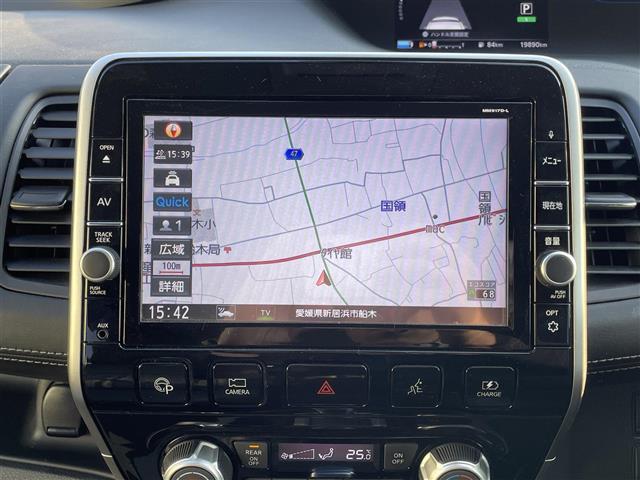 セレナ ｅ－パワー　ハイウェイスターＶ　純正９型ナビ／純正後席モニター／両側電動スライドドア／全周囲カメラ／純正フルエアロ／プロパイロット／クリアランスソナー／ドライブレコーダー／Ｂｌｕｅｔｏｏｔｈ／フルセグＴＶ／インテリジェントルームミラ（5枚目）