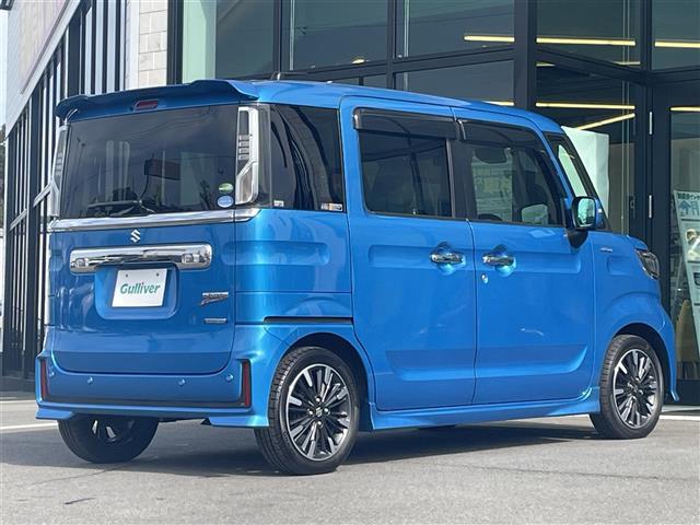 スペーシアカスタム ハイブリッドＸＳ　純正８型ナビ／全周囲カメラ／両側電動スライドドア／リアサーキュレーター／ヘッドアップディスプレイ／アイドリングストップ／バックソナー／ＬＥＤヘッドライト／ハーフレザーシート／シートヒーター／禁煙車（22枚目）