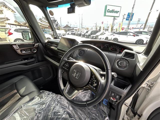 Ｎ－ＢＯＸカスタム Ｇ・Ｌターボホンダセンシング　純正８型ナビ／バックカメラ／両側電動スライドドア／アダプティブクルーズコントロール／前後ドライブレコーダー／ハーフレザー／バックソナー／ＬＥＤヘッドライト／アイドリングストップ／パドルシフト／禁煙車（30枚目）