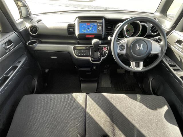 Ｎ－ＢＯＸ Ｇ　ＳＳパッケージ　純正ＳＤナビ／両側パワースライドドア／バックカメラ／ワンセグテレビ／ＥＴＣ／布シート／純正１４インチアルミホイール／純正フロアマット／前後ドライブレコーダー／ハロゲンヘッドライト／ＡＢＳ／スマートキー（42枚目）