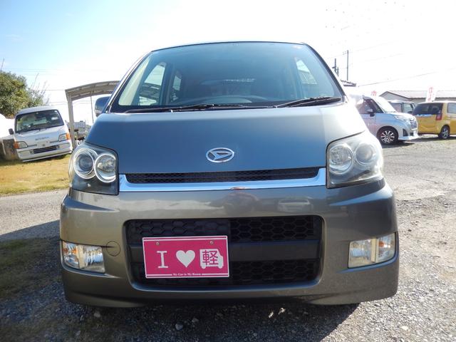 ムーヴ カスタム RS ETC スマートキー ディスチャージヘッドランプ フォグランプ 社外ナビ 地デジ 14インチアルミ オートエアコン ステアリングスイッチ(2枚目)