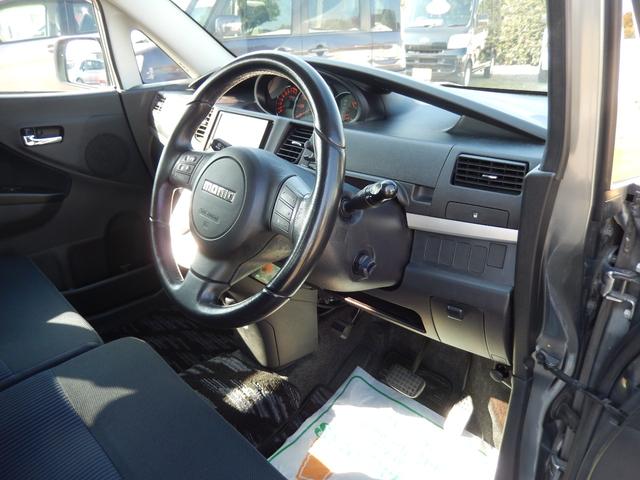 ムーヴ カスタム RS ETC スマートキー ディスチャージヘッドランプ フォグランプ 社外ナビ 地デジ 14インチアルミ オートエアコン ステアリングスイッチ(9枚目)