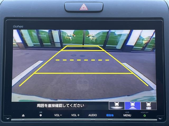 フリードハイブリッド ハイブリッド・Ｇホンダセンシング　ワンオーナー　ホンダセンシング　衝突軽減ブレーキ　誤発進抑制機能　後方誤発進抑制機能　歩行者事故低減ステアリング　路外逸脱抑制機能　純正９インチナビ　両側パワースライドドア　フリップダウンモニター（5枚目）