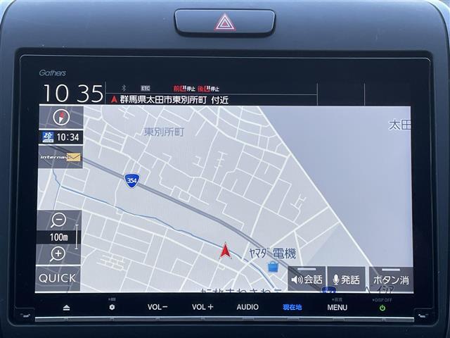 ハイブリッド・Ｇホンダセンシング　ワンオーナー　ホンダセンシング　衝突軽減ブレーキ　誤発進抑制機能　後方誤発進抑制機能　歩行者事故低減ステアリング　路外逸脱抑制機能　純正９インチナビ　両側パワースライドドア　フリップダウンモニター(9枚目)