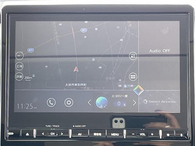 デリカＤ：５ Ｐ　純正メモリーナビ　フルセグＴＶ　ＣＤ　ＤＶＤ　Ｂｌｕｅｔｏｏｔｈ　ＨＤＭＩ　ＵＳＢ　ｅ－Ａｓｓｉｓｔ　衝突被害軽減ブレーキ　車線逸脱警報システム　レーダークルーズコントロール（9枚目）