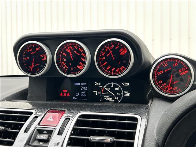 WRX STI S207 NBR チャレンジP イエローE 社外ナビ AM FM BT SD USB TV 専用ドライカーボン製リアスポイラー STI製RECAROフロントシート HKSGT3タービン HKSブローオフバルブ HKSインタークーラー(17枚目)