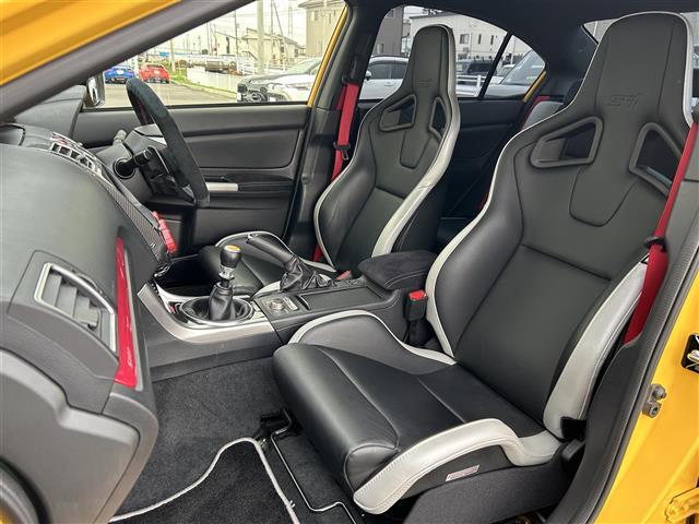 WRX STI S207 NBR チャレンジP イエローE 社外ナビ AM FM BT SD USB TV 専用ドライカーボン製リアスポイラー STI製RECAROフロントシート HKSGT3タービン HKSブローオフバルブ HKSインタークーラー(24枚目)