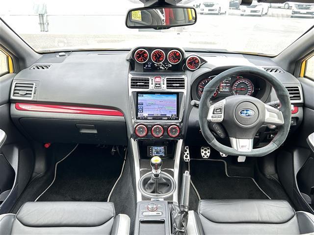 WRX STI S207 NBR チャレンジP イエローE 社外ナビ AM FM BT SD USB TV 専用ドライカーボン製リアスポイラー STI製RECAROフロントシート HKSGT3タービン HKSブローオフバルブ HKSインタークーラー(42枚目)
