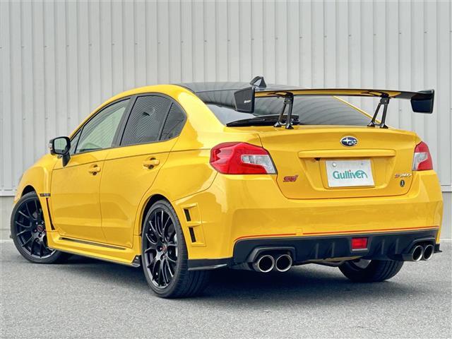 WRX STI S207 NBR チャレンジP イエローE 社外ナビ AM FM BT SD USB TV 専用ドライカーボン製リアスポイラー STI製RECAROフロントシート HKSGT3タービン HKSブローオフバルブ HKSインタークーラー(43枚目)