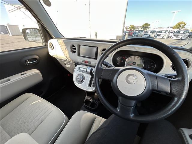 ミラココア ココアプラスX 社外ナビ FM AM CD SD TV ETC 純正ドアバイザー フロアマット 純正ホイールキャップ ウインカーミラー アイドリングストップ 保証書 取扱説明書(9枚目)