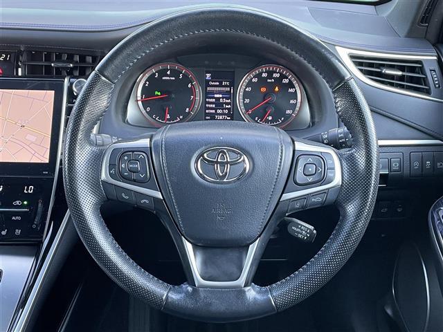 ハリアー プログレスメタル＆レザーパックスタイルブルーイッシュ　純正ＳＤナビ　ＡＭ　ＦＭ　ＣＤ　ＤＶＤ　ＢＴ　ＵＳＢ　ＳＤ　フルセグＴＶ　ＪＢＬプレミアムサウンド　サンルーフ　全方位カメラ　トヨタセーフティーセンスクルーズコントロール（7枚目）