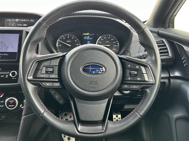 インプレッサスポーツ STIスポーツ アイサイトセーフティプラス 衝突軽減ブレーキ レーンキープアシスト 追従式レーダークルーズコントロール スマートリヤビューミラー リヤビークルディテクション ハイビームアシスト(10枚目)